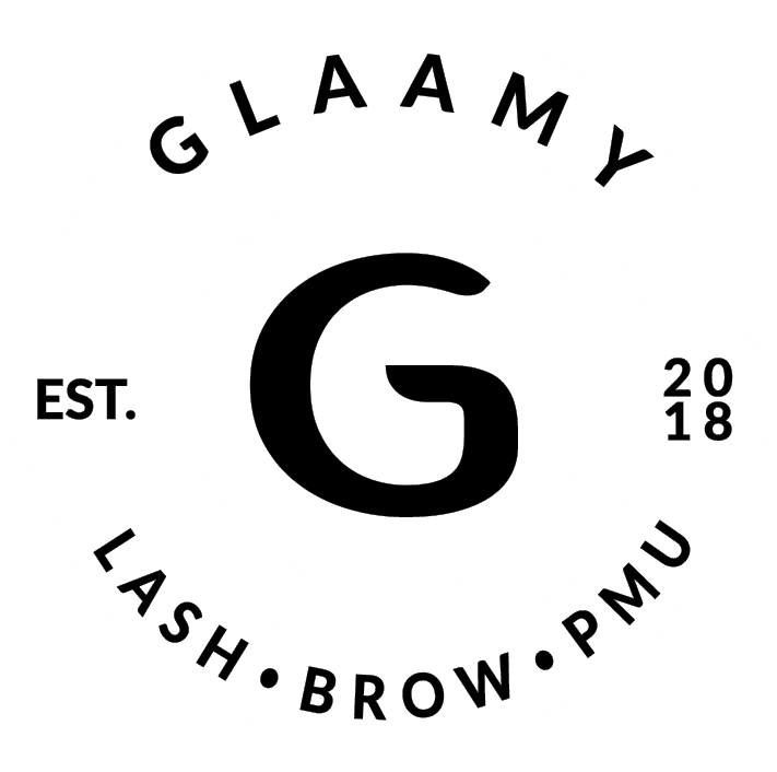 Glaamy · Est. 2018 · Lash, Brow, PMU